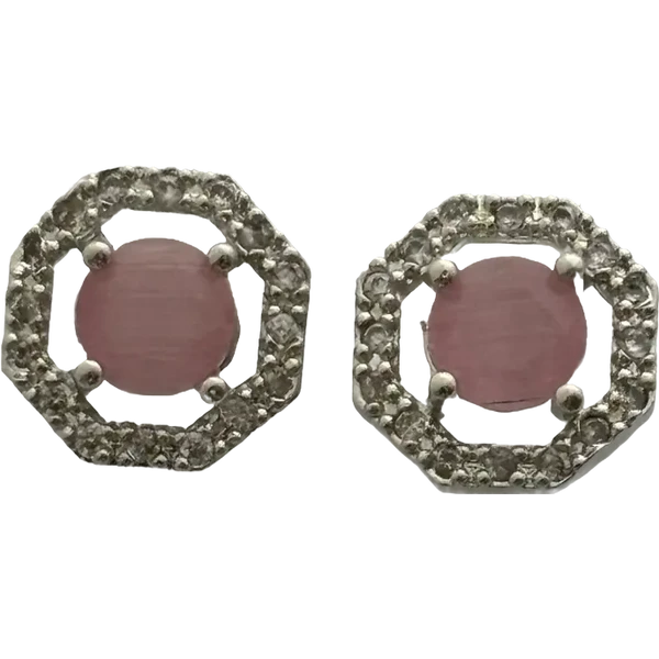 Blush Sparkle Studs