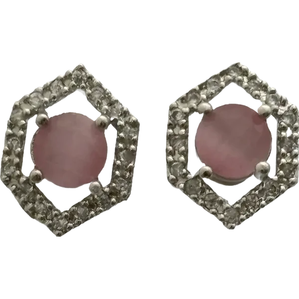 Blushing Diamond Studs