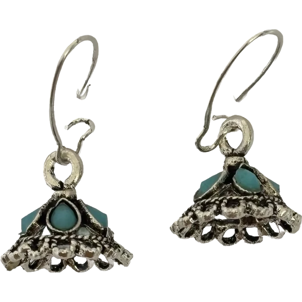 A pair of turquoise earrings - Munvisas Creations
